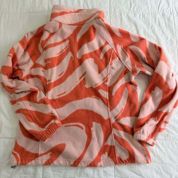Columbia Women's Benton Springs Printed Full Zip Fleece Jacket XL - Picture 4 of 4